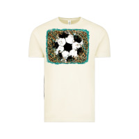 Glitter Soccer Leopard Vintage Tee | Teevron