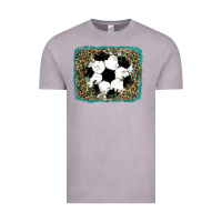 Vintage Zinc glitter soccer leopard Vintage Tee - RanaPortraitStore