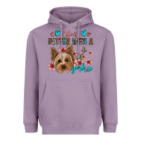 Lavender life is better with a yorkie Heavyweight Hoodie - Jasminsmagicworld