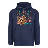 Navy life is better with a yorkie Heavyweight Hoodie - Jasminsmagicworld