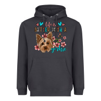 Smoke life is better with a yorkie Heavyweight Hoodie - Jasminsmagicworld
