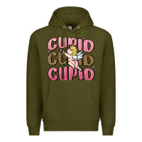 Army Green cupid cupid cupid valentine's day Premium Hoodie - MaliasSmallBusiness