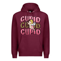 Burgundy cupid cupid cupid valentine's day Premium Hoodie - MaliasSmallBusiness