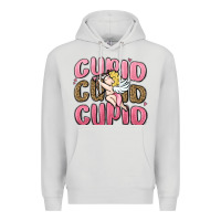 Dove Grey cupid cupid cupid valentine's day Premium Hoodie - MaliasSmallBusiness