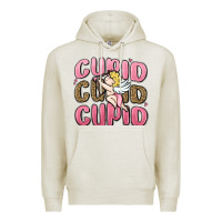 Oatmeal Heather cupid cupid cupid valentine's day Premium Hoodie - MaliasSmallBusiness