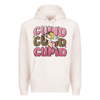 Pale Pink cupid cupid cupid valentine's day Premium Hoodie - MaliasSmallBusiness