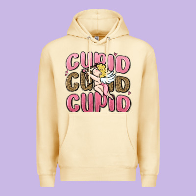 Cupid Cupid Cupid Valentine's Day Premium Hoodie Designed By Maliassmallbusiness