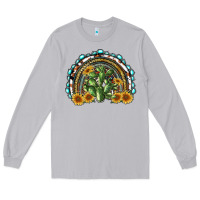 Moon Dust western rainbow with cactus Long Sleeve Tee - RanaPortraitStore