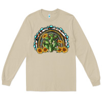 Mushroom western rainbow with cactus Long Sleeve Tee - RanaPortraitStore