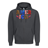 Smoke america thunderbolt Zipper Hoodie - HRA Design Shop