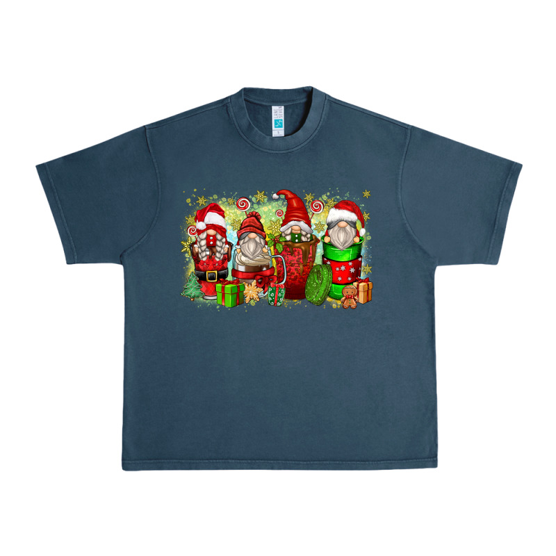 Christmas Gnome Coffee Cups Urban Heavy Tee by Zillion Design Studio | Teevron