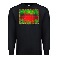 Black christmas lights background Premium Sweatshirt - AdoDesignShop