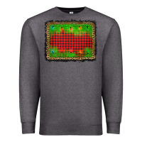 Charcoal Heather christmas lights background Premium Sweatshirt - AdoDesignShop