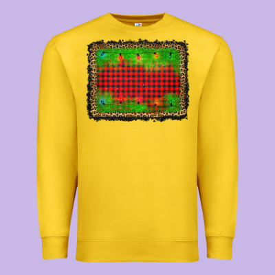 Christmas Lights Background Premium Sweatshirt Designed By Adodesignshop