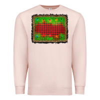 Pale Pink christmas lights background Premium Sweatshirt - AdoDesignShop