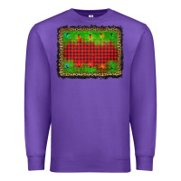 Purple christmas lights background Premium Sweatshirt - AdoDesignShop