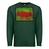Sports Green christmas lights background Premium Sweatshirt - AdoDesignShop