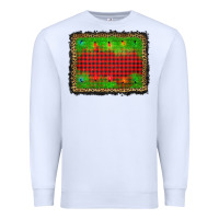 White christmas lights background Premium Sweatshirt - AdoDesignShop
