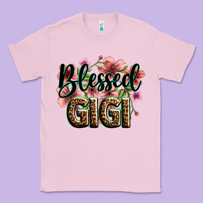 Flowers Blessed Gigi Classic Tee Designed By Zillion Design Studio