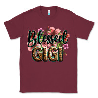 Burgundy flowers blessed gigi Classic Tee - Zillion Design Studio