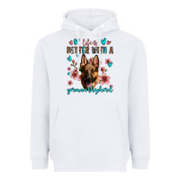White life is better with a german shepherd Heavyweight Hoodie - Jasminsmagicworld
