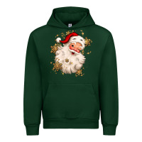 Forest Green Christmas santa claus Urban Hoodie - MaliasSmallBusiness