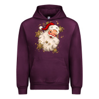 Mauve Wine Christmas santa claus Urban Hoodie - MaliasSmallBusiness