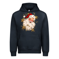 Navy Christmas santa claus Urban Hoodie - MaliasSmallBusiness