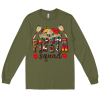 Army Green Mexico Fiesta Squad Long Sleeve Tee - texasbilliewilder