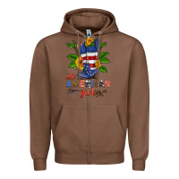 Chestnut all american girl cowboy boot with sunflower Zipper Hoodie - HRA Design Shop