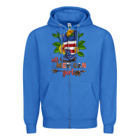 True Royal all american girl cowboy boot with sunflower Zipper Hoodie - HRA Design Shop