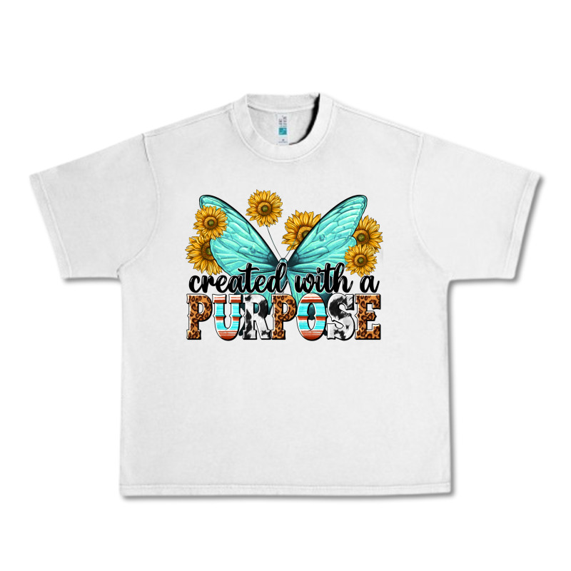 Created With A Purpose Urban Heavy Tee by texasbilliewilder | Teevron