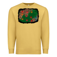 Green Buffalo Plaid Christmas Background Premium Sweatshirt | Teevron