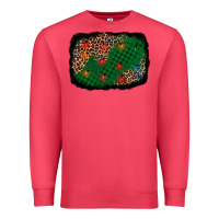 Cardinal green buffalo plaid christmas background Premium Sweatshirt - AdoDesignShop