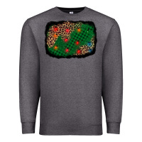 Charcoal Heather green buffalo plaid christmas background Premium Sweatshirt - AdoDesignShop