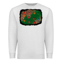 Oatmeal Heather green buffalo plaid christmas background Premium Sweatshirt - AdoDesignShop