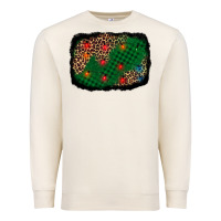 Sandshell green buffalo plaid christmas background Premium Sweatshirt - AdoDesignShop