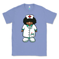 Colony Blue african nurse gnome afro hair Classic Tee - BarkalooDesign