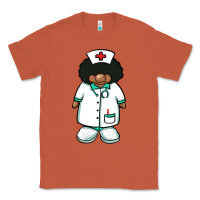 Copper african nurse gnome afro hair Classic Tee - BarkalooDesign