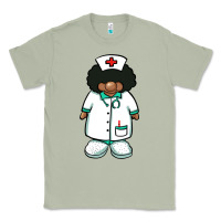 Matcha african nurse gnome afro hair Classic Tee - BarkalooDesign