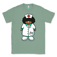 Sage african nurse gnome afro hair Classic Tee - BarkalooDesign