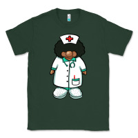 Sports Green african nurse gnome afro hair Classic Tee - BarkalooDesign