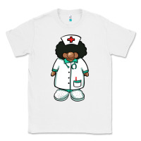 White african nurse gnome afro hair Classic Tee - BarkalooDesign
