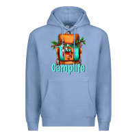 Colony Blue camp life camp backpack Premium Hoodie - AdoDesignShop