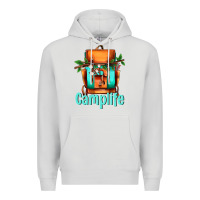 Dove Grey camp life camp backpack Premium Hoodie - AdoDesignShop