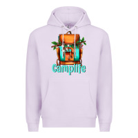 Lilac camp life camp backpack Premium Hoodie - AdoDesignShop
