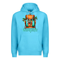 Ocean Blue camp life camp backpack Premium Hoodie - AdoDesignShop