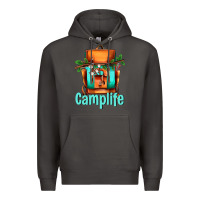 Smoke camp life camp backpack Premium Hoodie - AdoDesignShop
