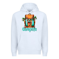 White camp life camp backpack Premium Hoodie - AdoDesignShop