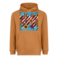 Meerkat western star with sunflower seamless pattern Heavyweight Hoodie - BundleAndBundleShop